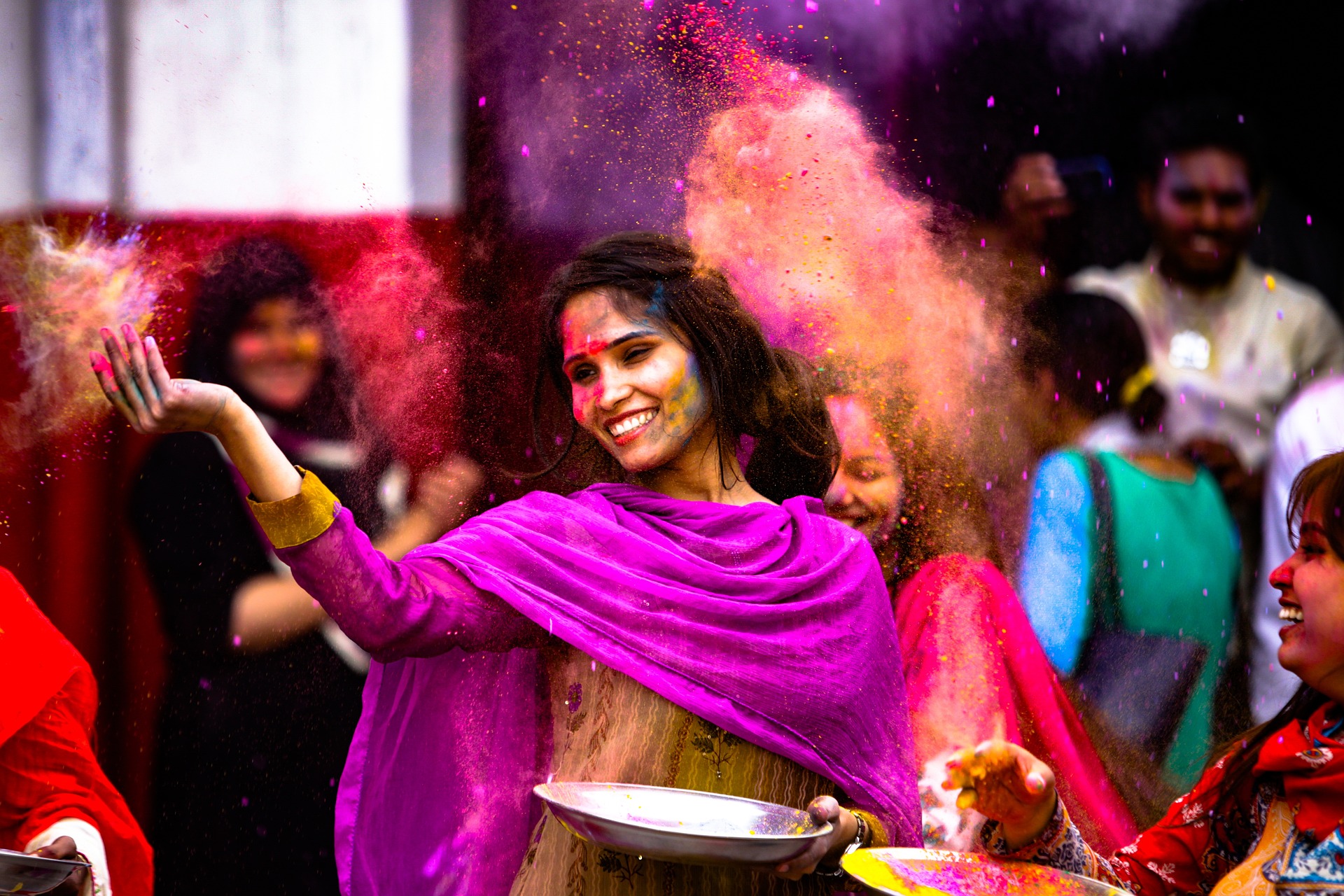 Indisches Farbenfest - Sakralchakra